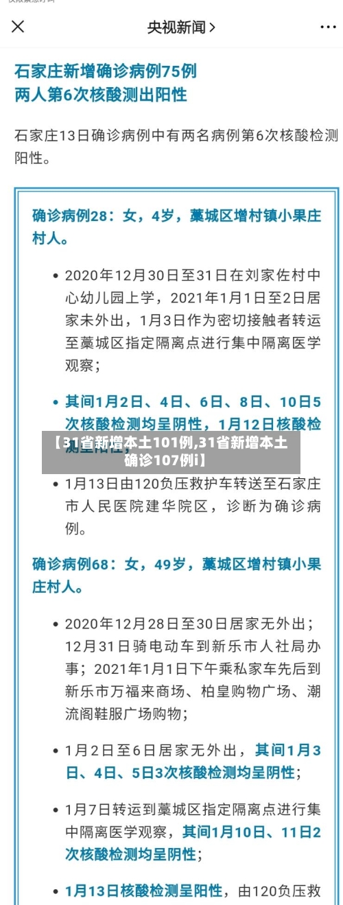 【31省新增本土101例,31省新增本土确诊107例i】-第3张图片