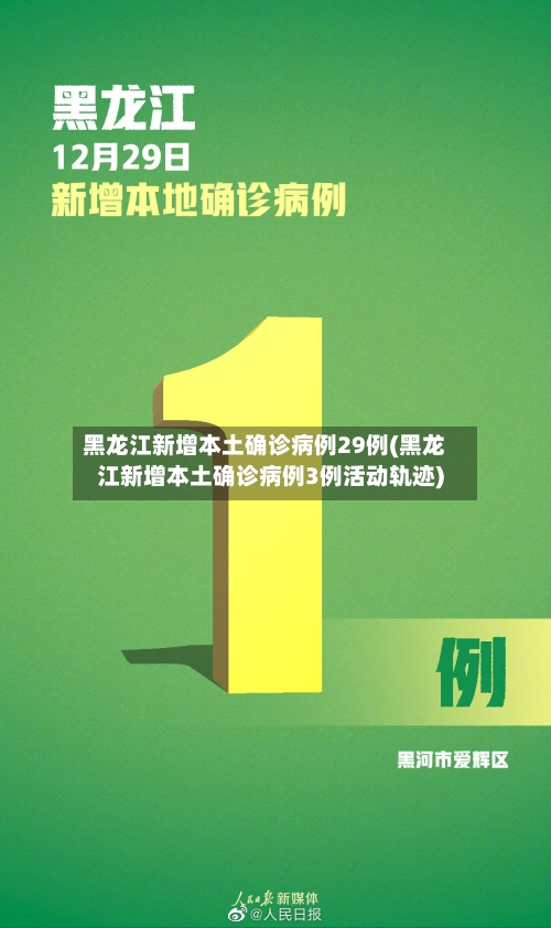 黑龙江新增本土确诊病例29例(黑龙江新增本土确诊病例3例活动轨迹)