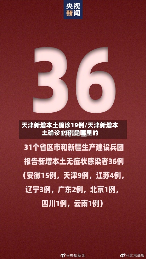 天津新增本土确诊19例/天津新增本土确诊19例是哪里的-第3张图片