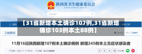 【31省新增本土确诊107例,31省新增确诊103例本土88例】-第2张图片