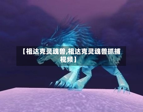 【祖达克灵魂兽,祖达克灵魂兽抓捕视频】