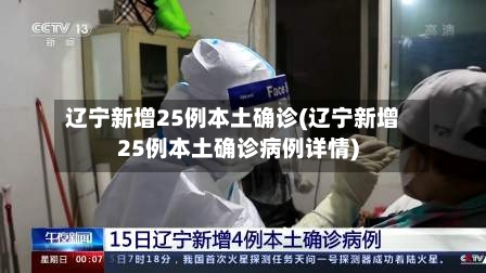 辽宁新增25例本土确诊(辽宁新增25例本土确诊病例详情)