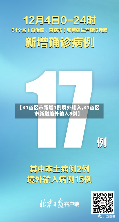 【31省区市新增1例境外输入,31省区市新增境外输入8例】-第2张图片