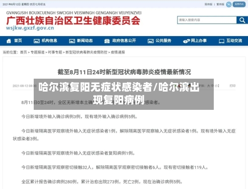 哈尔滨复阳无症状感染者/哈尔滨出现复阳病例