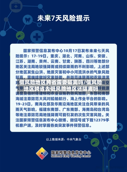 低风险地区跨省需要隔离吗/低风险地区跨省去低风险地区还隔离吗-第2张图片