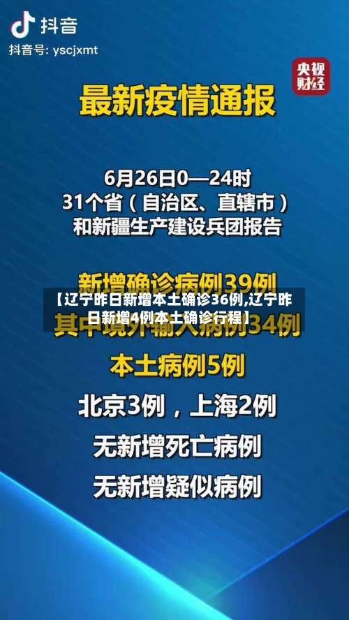 【辽宁昨日新增本土确诊36例,辽宁昨日新增4例本土确诊行程】