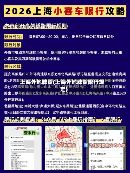 上海外地牌照(上海外地牌照限行规定)-第2张图片