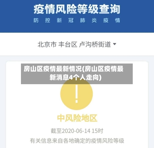 房山区疫情最新情况(房山区疫情最新消息4个人走向)-第2张图片
