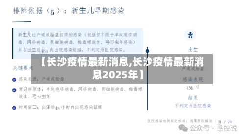 【长沙疫情最新消息,长沙疫情最新消息2025年】