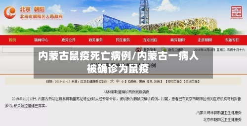 内蒙古鼠疫死亡病例/内蒙古一病人被确诊为鼠疫-第2张图片