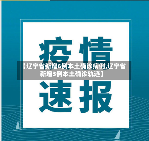 【辽宁省新增6例本土确诊病例,辽宁省新增3例本土确诊轨迹】