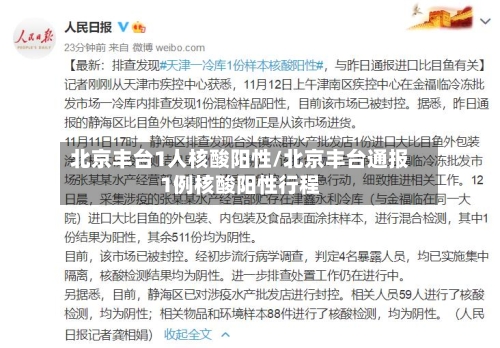 北京丰台1人核酸阳性/北京丰台通报1例核酸阳性行程