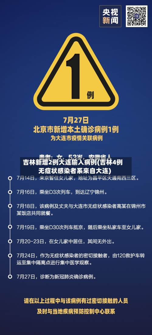 吉林新增2例大连输入病例(吉林4例无症状感染者系来自大连)-第2张图片