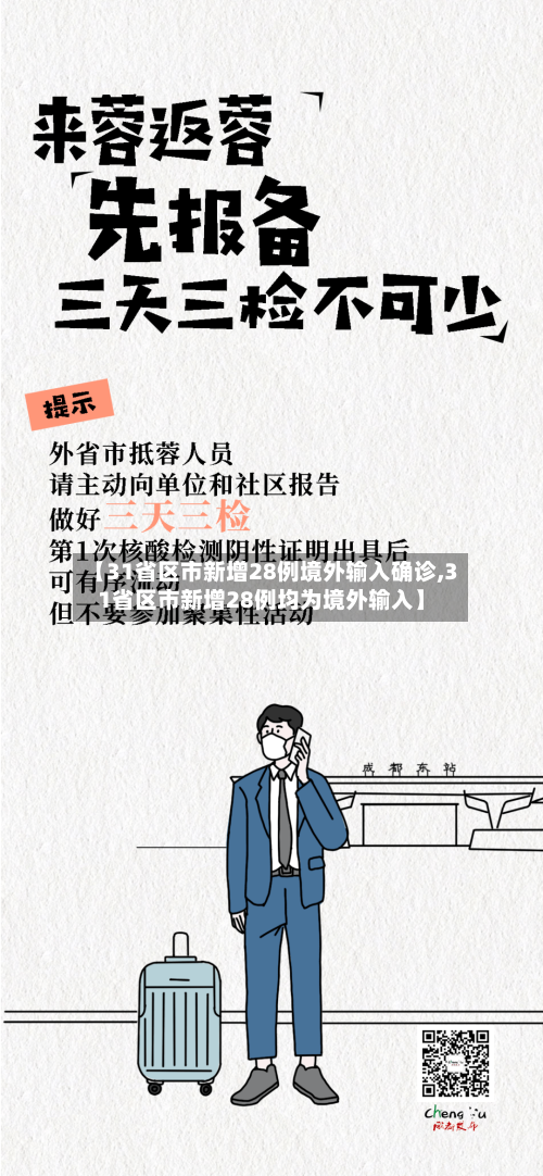 【31省区市新增28例境外输入确诊,31省区市新增28例均为境外输入】-第2张图片