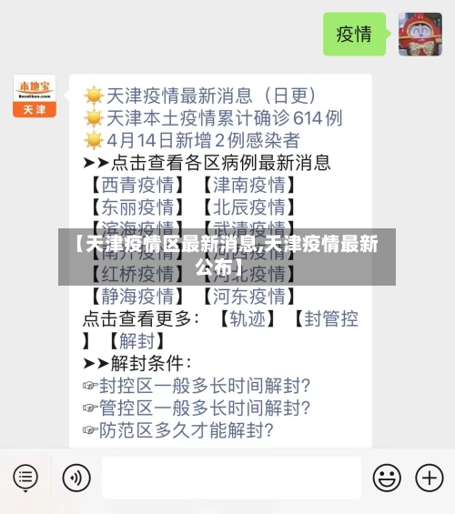 【天津疫情区最新消息,天津疫情最新公布】