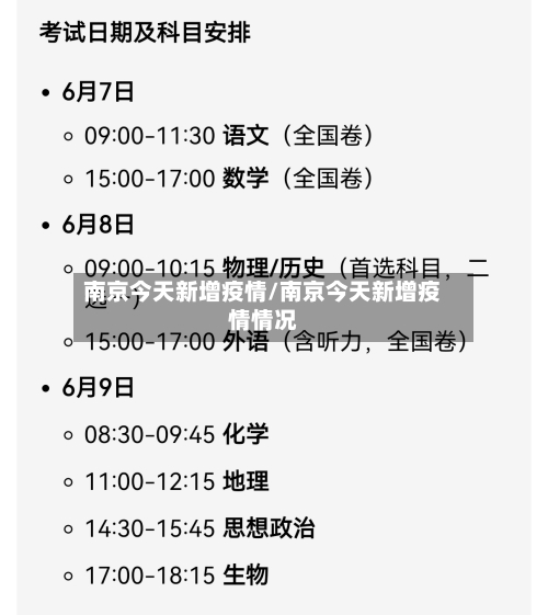 南京今天新增疫情/南京今天新增疫情情况-第2张图片
