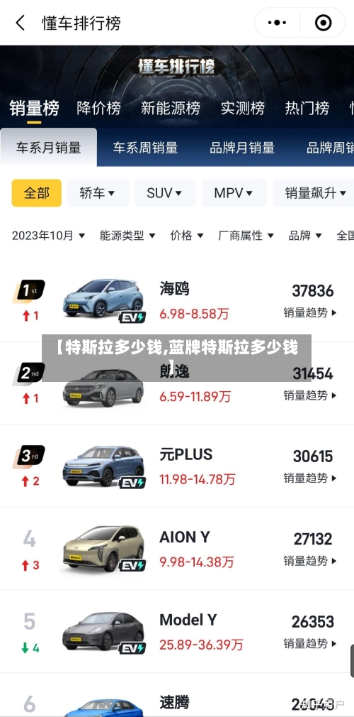 【特斯拉多少钱,蓝牌特斯拉多少钱】