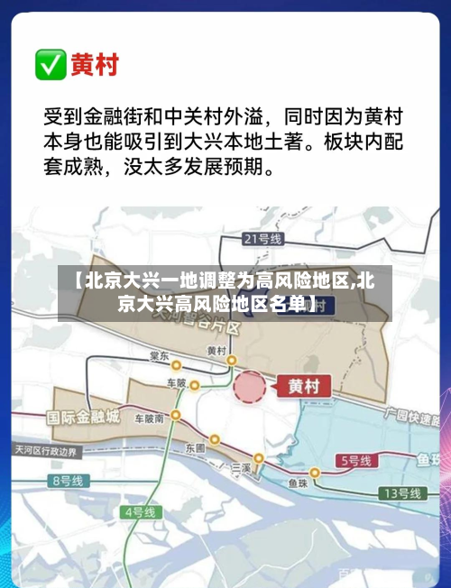 【北京大兴一地调整为高风险地区,北京大兴高风险地区名单】