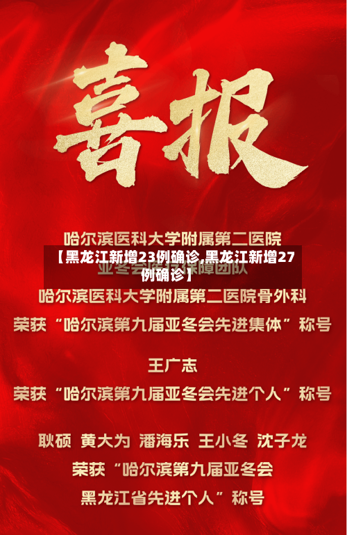 【黑龙江新增23例确诊,黑龙江新增27例确诊】-第2张图片
