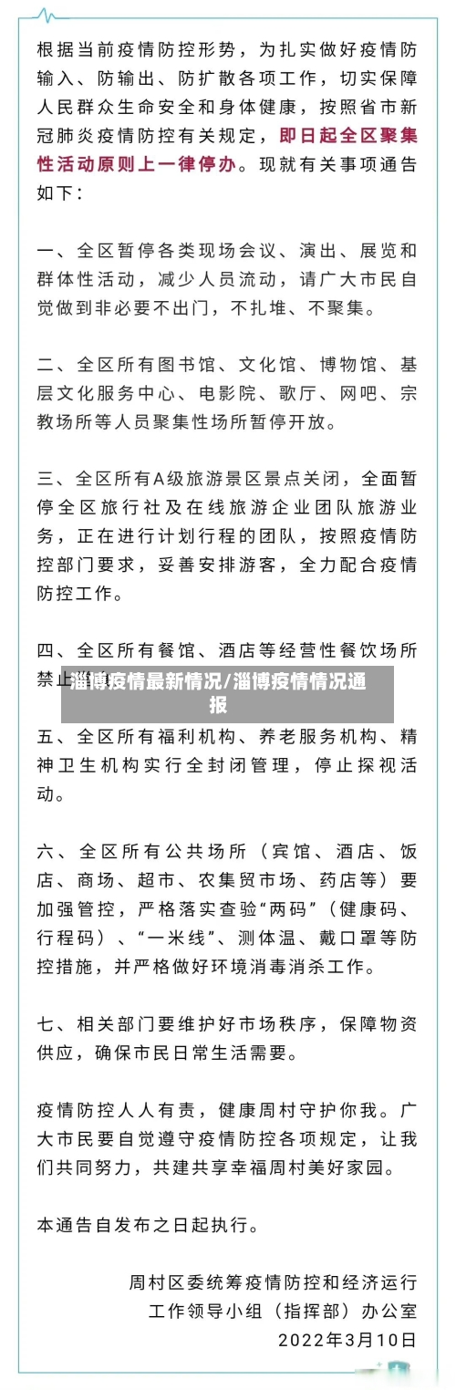 淄博疫情最新情况/淄博疫情情况通报-第3张图片