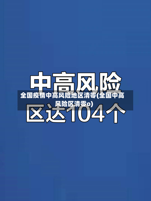 全国疫情中高风险地区清零(全国中高风险区清零o)-第2张图片