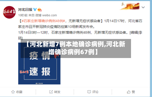 【河北新增7例本地确诊病例,河北新增确诊病例67例】-第2张图片