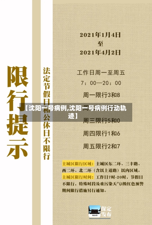 【沈阳一号病例,沈阳一号病例行动轨迹】