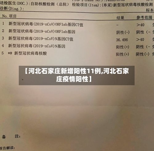 【河北石家庄新增阳性11例,河北石家庄疫情阳性】-第2张图片