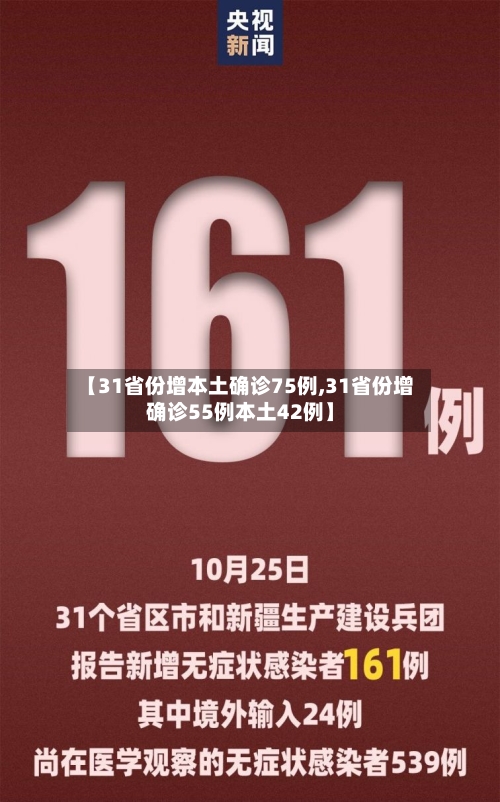 【31省份增本土确诊75例,31省份增确诊55例本土42例】-第2张图片